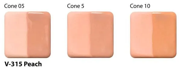 Amaco V315 Peach Velvet Underglaze