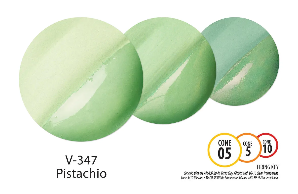Amaco V347 Pistachio Velvet Underglaze