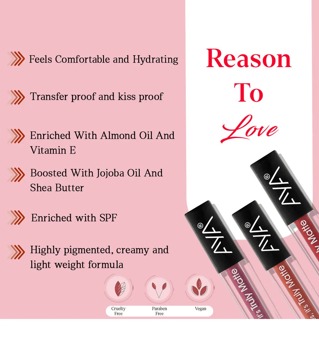 AYA Yes It's Truly Matte Liquid Lipstick - 08 Caramel Latte