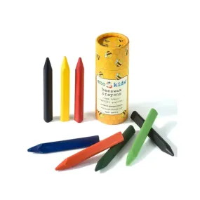 Beeswax Crayons Tube - Triangle