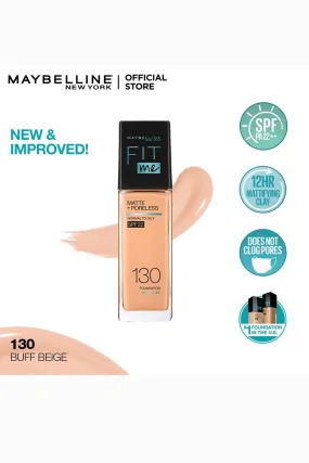 Fit Me! Matte & Poreless Foundation - 130 Buff Beige