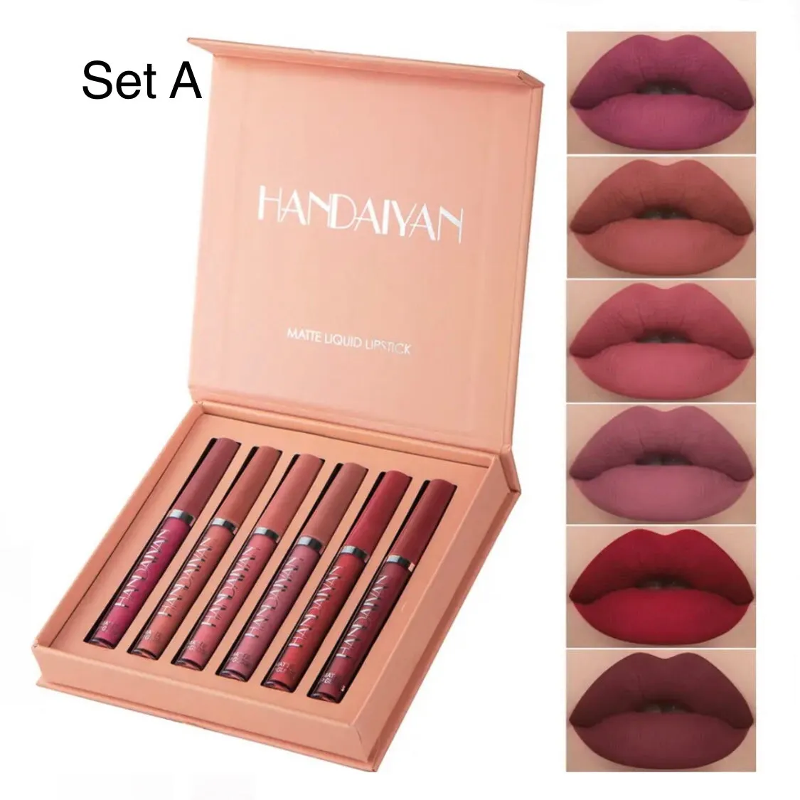 Handaiyan - 6 Color Creamy Velvet Matte Lip Gloss
