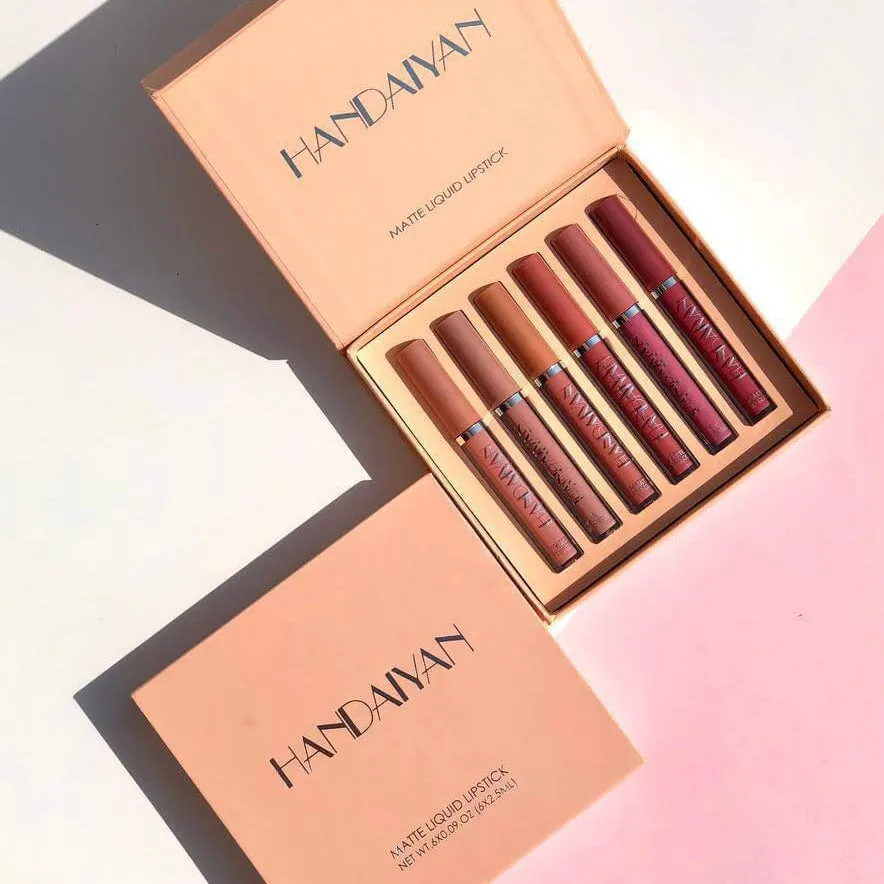 Handaiyan - 6 Color Creamy Velvet Matte Lip Gloss
