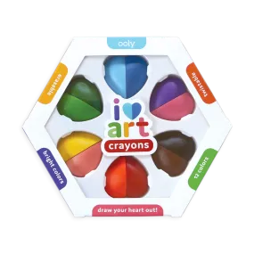 I Heart Art Erasable Crayons