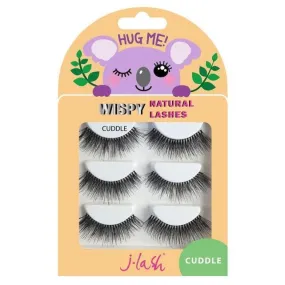 J-lash CUDDLE 3X PACK WISPY NATURAL LASHES