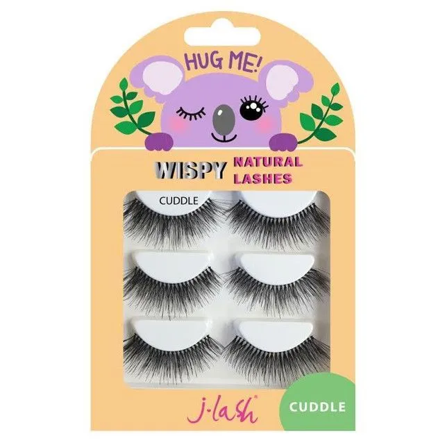 J-lash CUDDLE 3X PACK WISPY NATURAL LASHES
