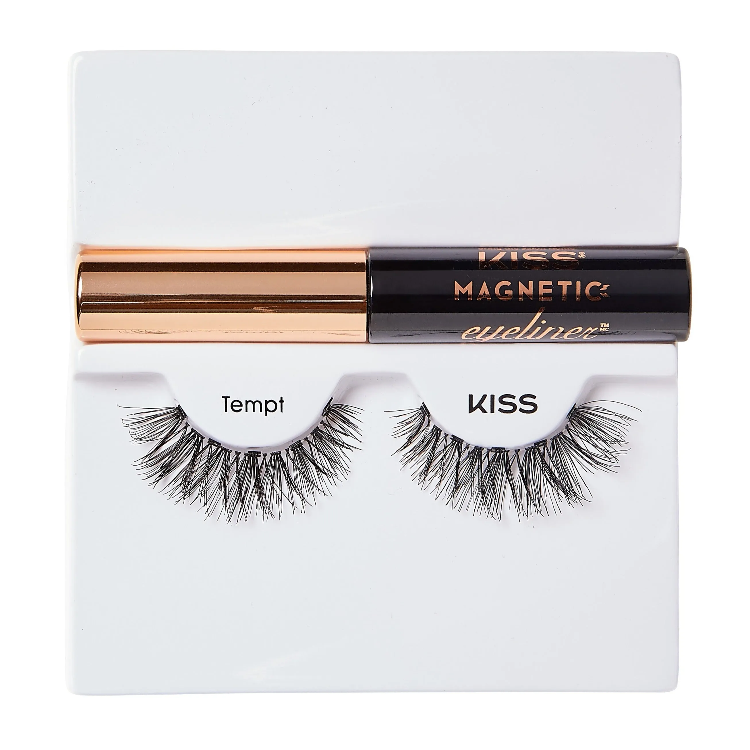 Kiss Magnetic Eyeliner & Lash Kit - Tempt