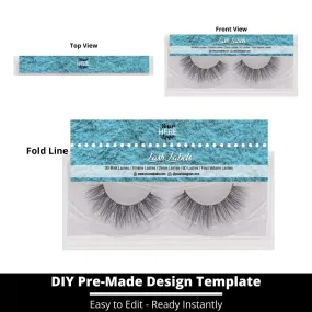 Lash Label Template 116