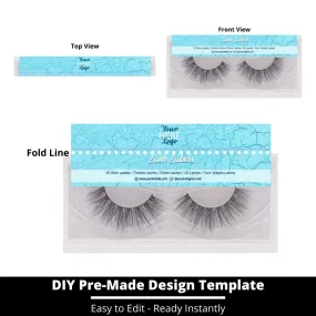 Lash Label Template 120