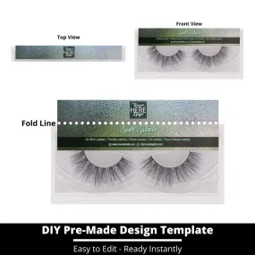 Lash Label Template 129