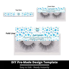 Lash Label Template 132