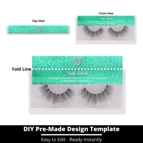 Lash Label Template 142