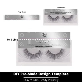 Lash Label Template 222