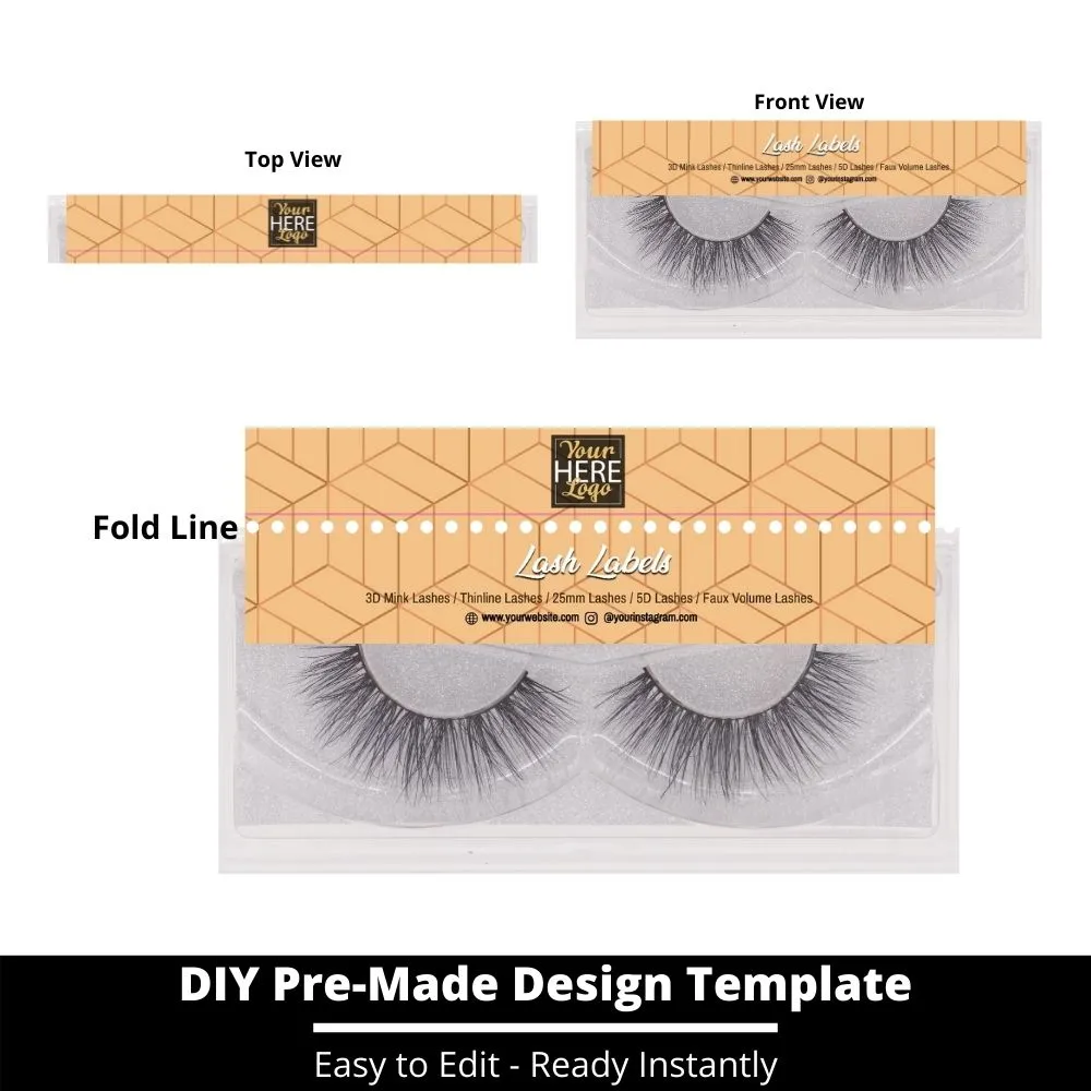 Lash Label Template 231