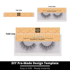 Lash Label Template 231