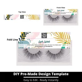 Lash Label Template 236