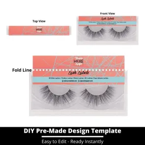 Lash Label Template 29