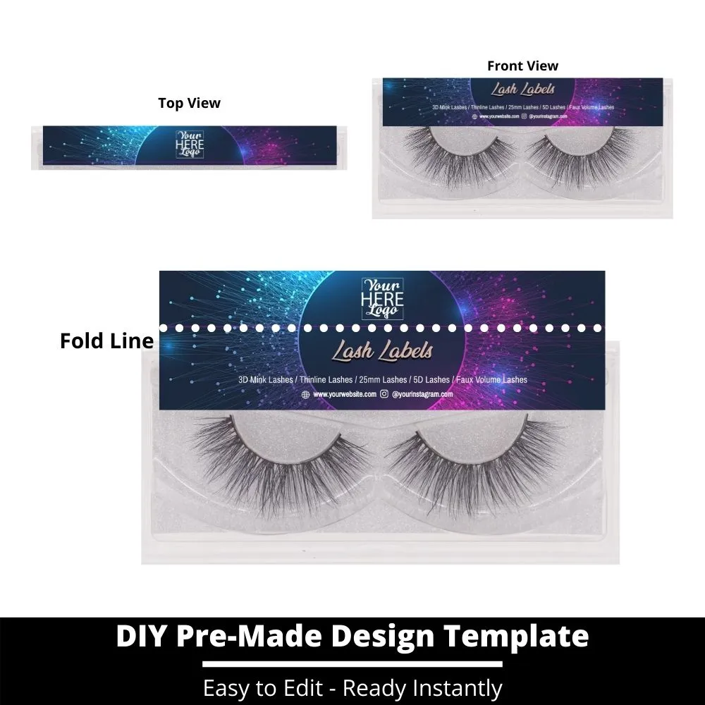 Lash Label Template 75
