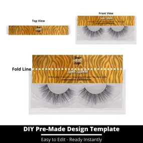 Lash Label Template 89