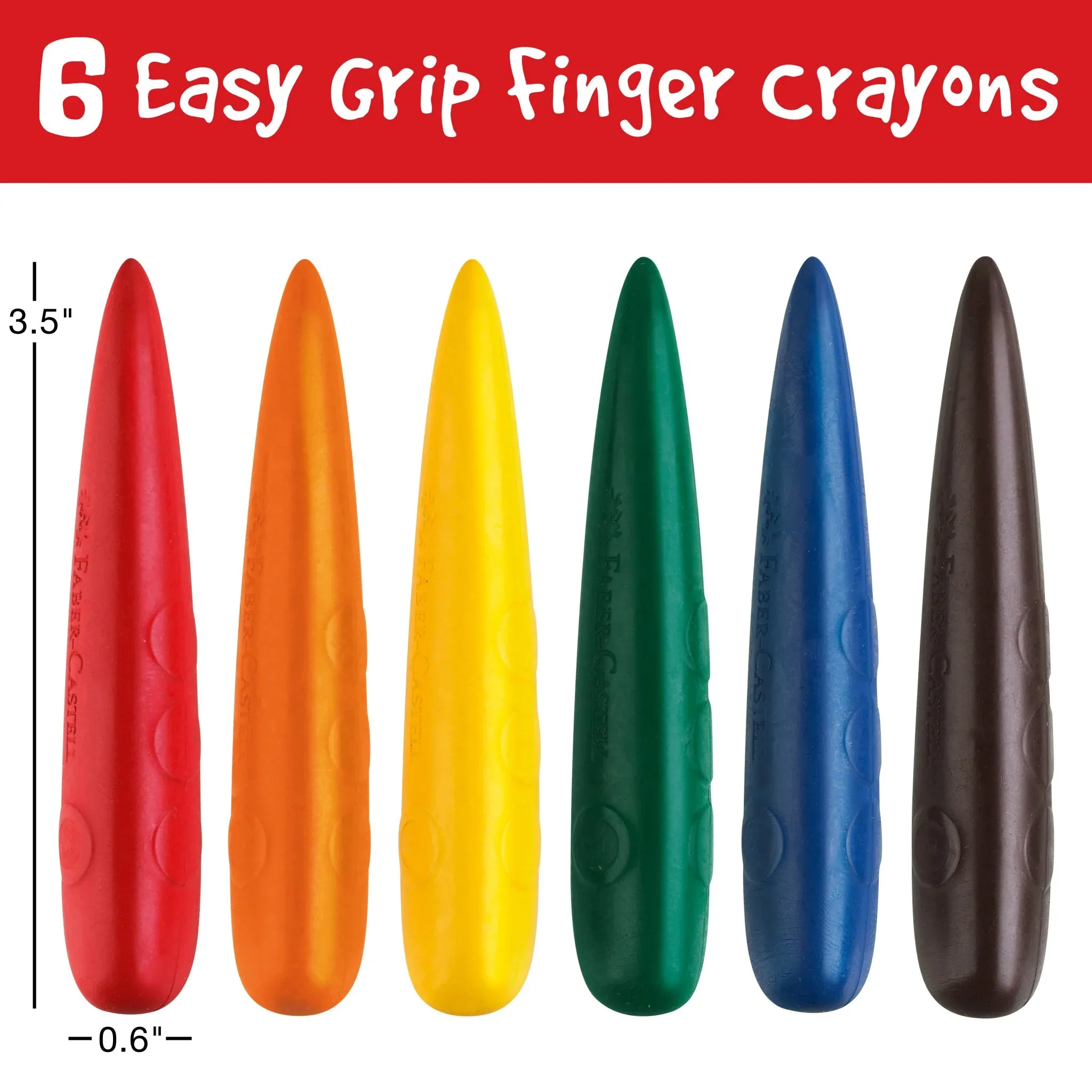 Little Creatives: Easy Grip Finger Crayons
