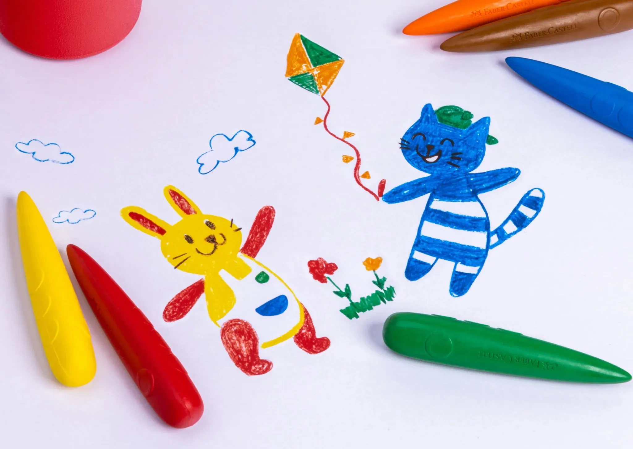 Little Creatives: Easy Grip Finger Crayons