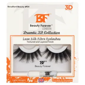 Luxe Silk Fibre 3D Eyelashes Stradford Beauty No. 924