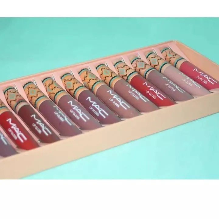 MAC - Liquid Lip Gloss Matte Set - 12 colors