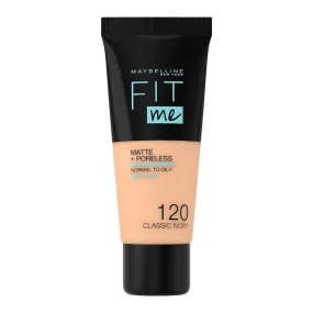 Maybelline Fit Me Matte   Poreless Foundation 120 Classic Ivory 30 mL