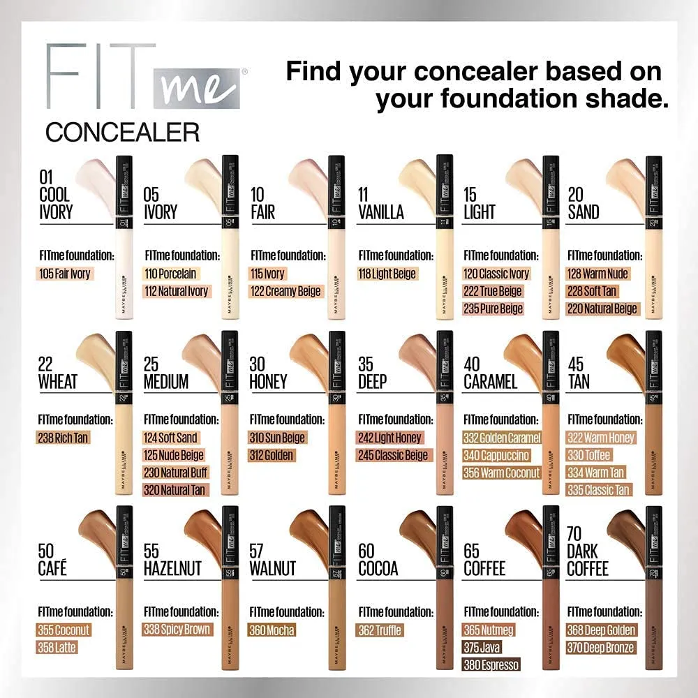 Maybelline New York Fit Me Matte   Poreless Foundation Makeup, Ultra-Lightweight Formula Controls Shine, for Normal to Oily Skin, Classic Beige, 245, 30 ml