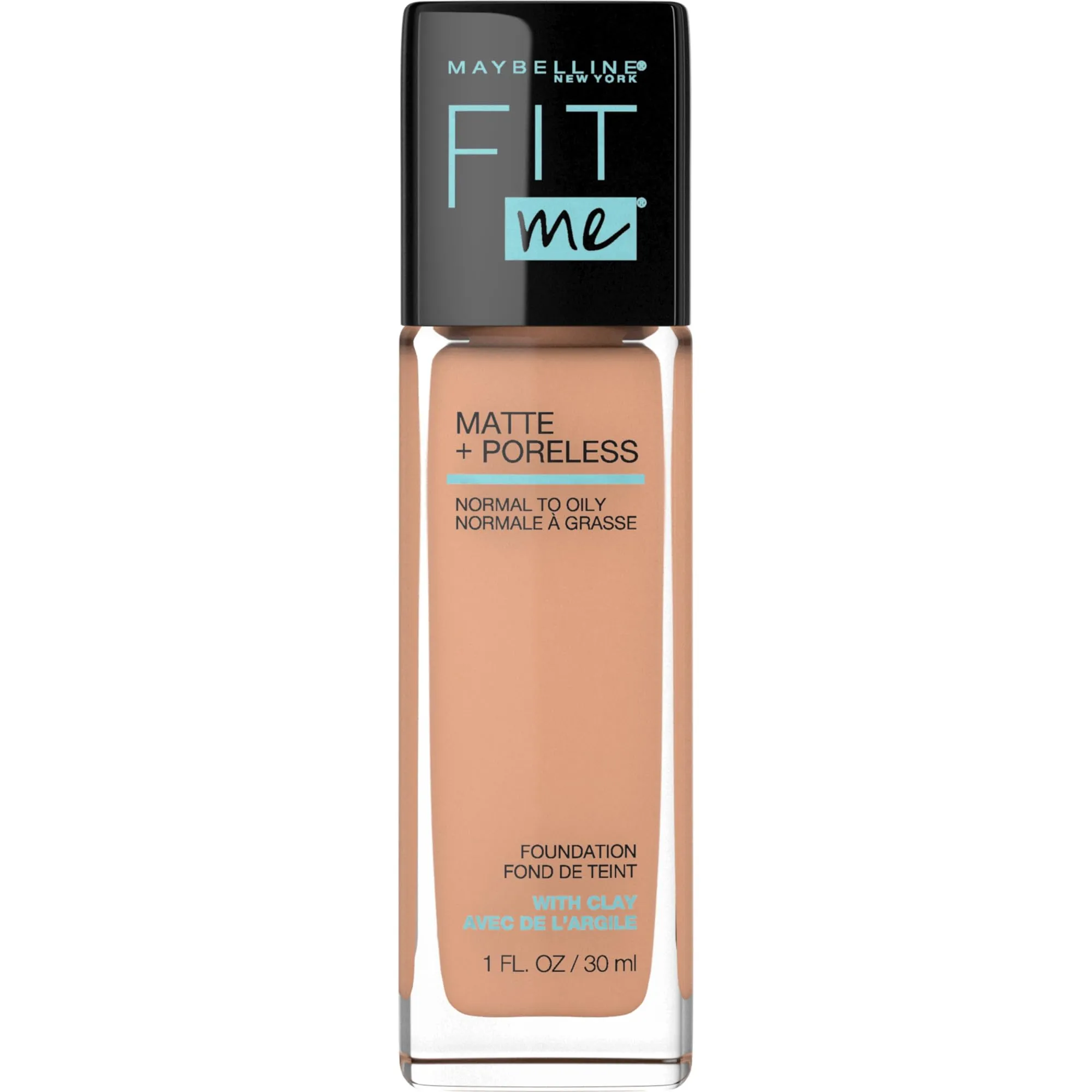Maybelline New York Fit Me Matte   Poreless Foundation Makeup, Ultra-Lightweight Formula Controls Shine, for Normal to Oily Skin, Classic Beige, 245, 30 ml
