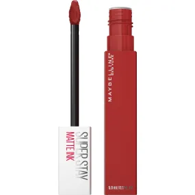 Maybelline New York Super Stay Matte Ink Liquid Lipstick, Long Lasting High Impact Color, Up to 16H Wear, Hustler, Red Brown, 0.17 fl.oz