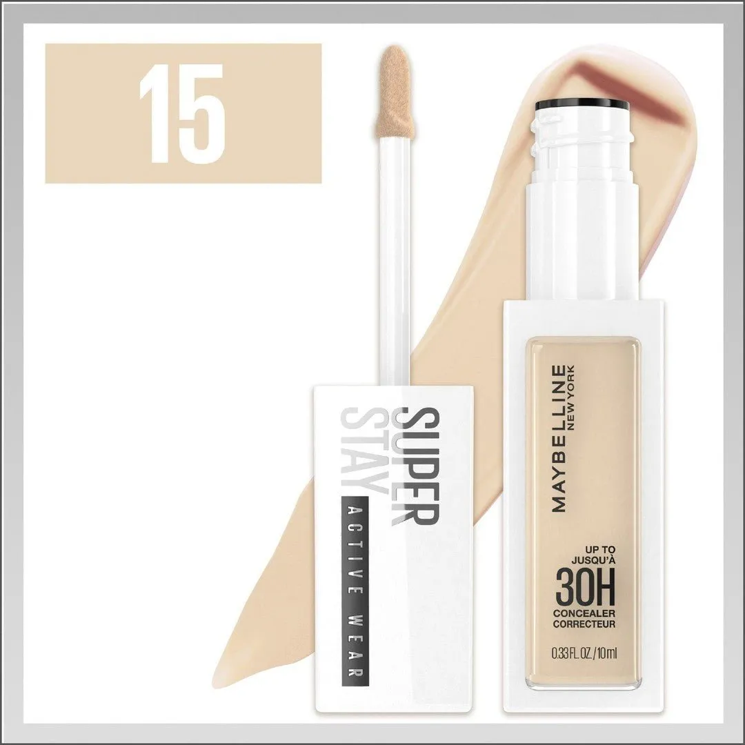 Maybelline Superstay Active Wear 30h Longwear Concealer - 15 Light