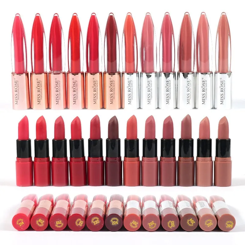 Missrose Dual-Ended Matte Lipstick & Lip Gloss