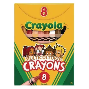 Multicultural Crayons - 8 Count