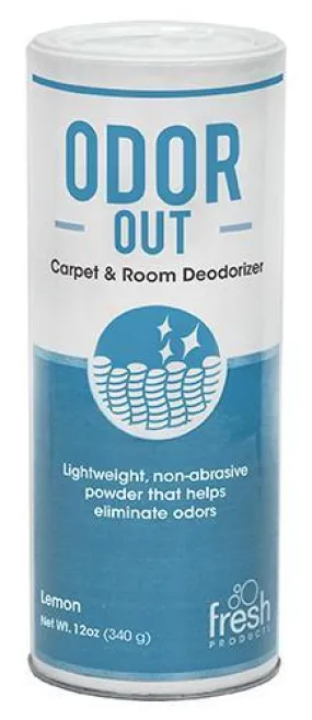 Odor Out Carpet & Room Deodorizer, Lemon, 12 oz. Can, Box of 12