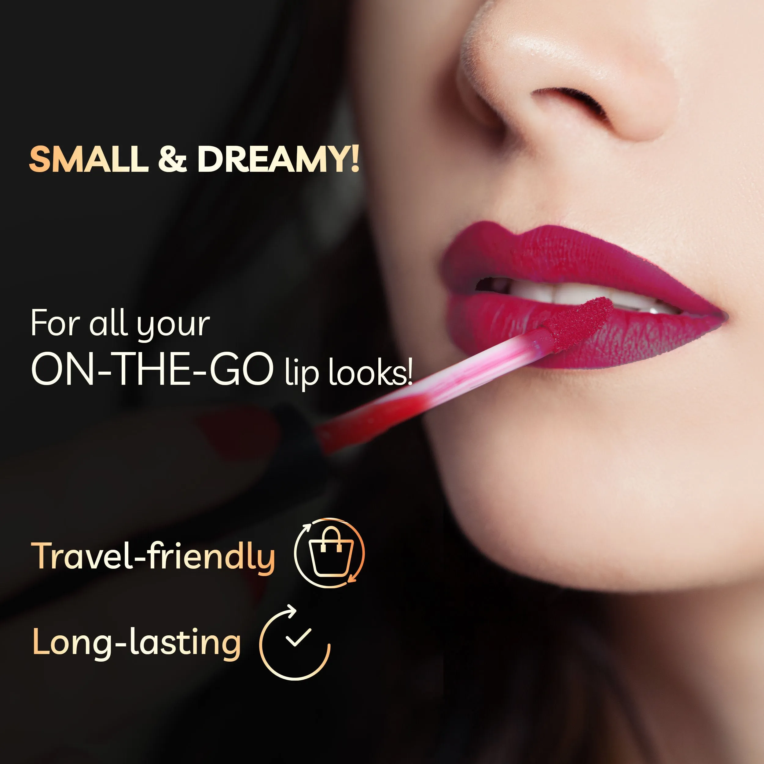 Purplle Ultra HD Matte Mini Liquid Lipstick, Pink - My First Day at Senior Year 29 | Highly Pigmented | Non-drying | Long Lasting | Easy Application | Water Resistant | Transferproof | Smudgeproof (1.6 ml)
