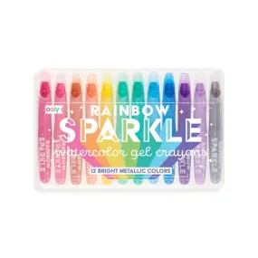 Rainbow Sparkle Metallic Gel Crayons