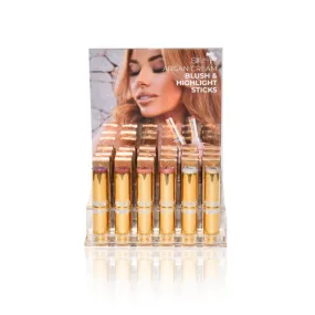 Silk Blush & Highlight Sticks Stand